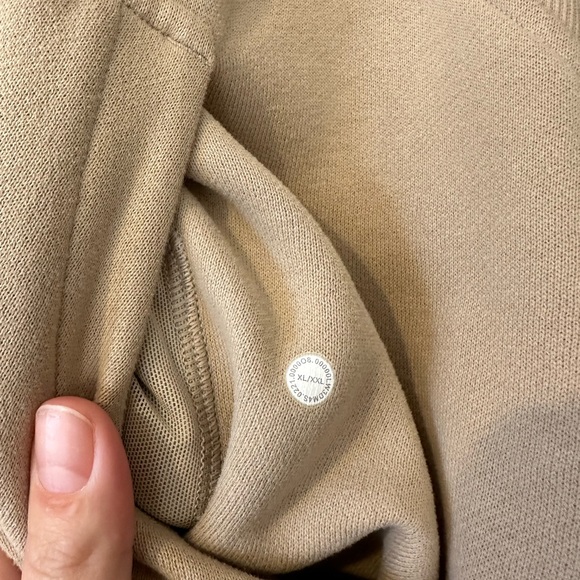 Lululemon Scuba Half Zip - color no longer sold!! Trench/Tan - worn maybe twice - Picture 3 of 4